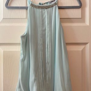 Express Pearl and Rhinestone Top - NWOT